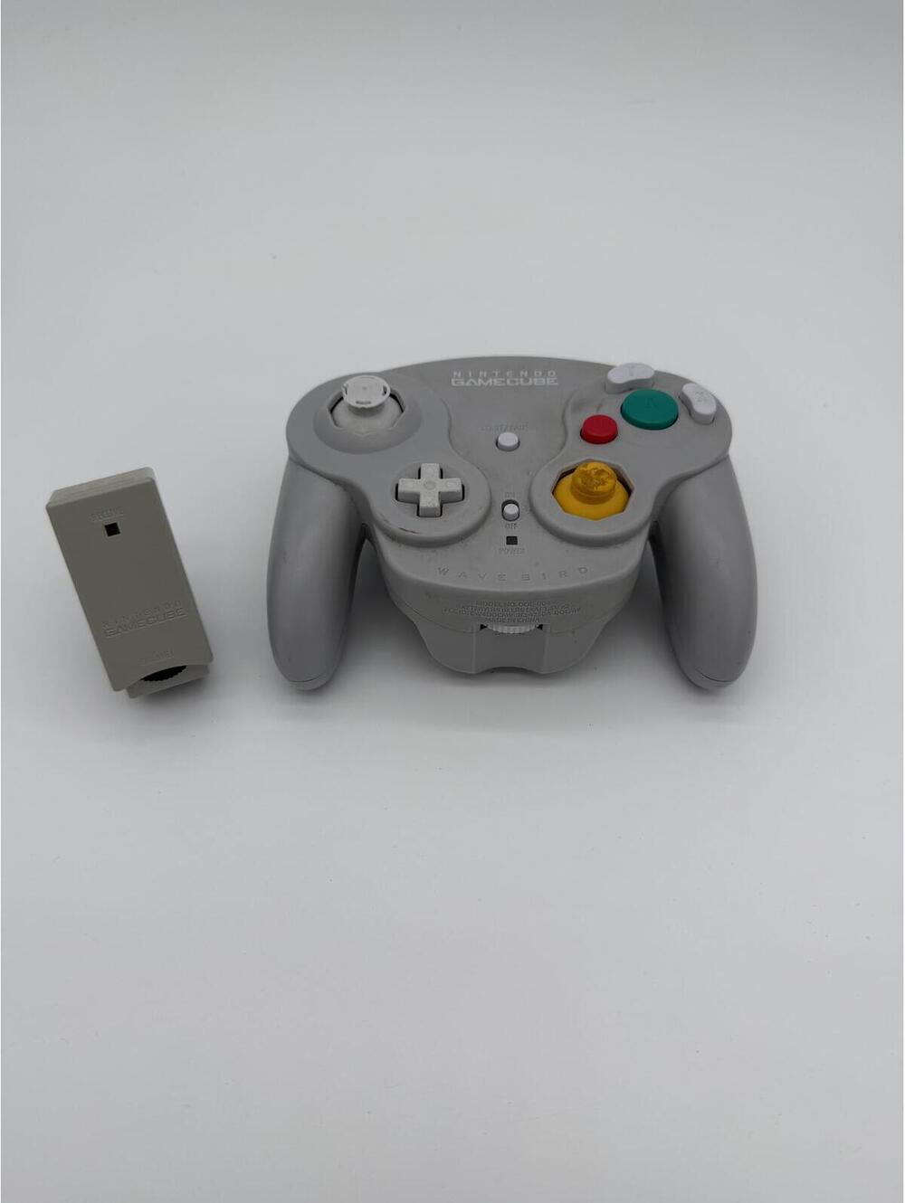 Official Nintendo GameCube Wavebird Wireless Controller w/ Receiver-Gray DOL-004
